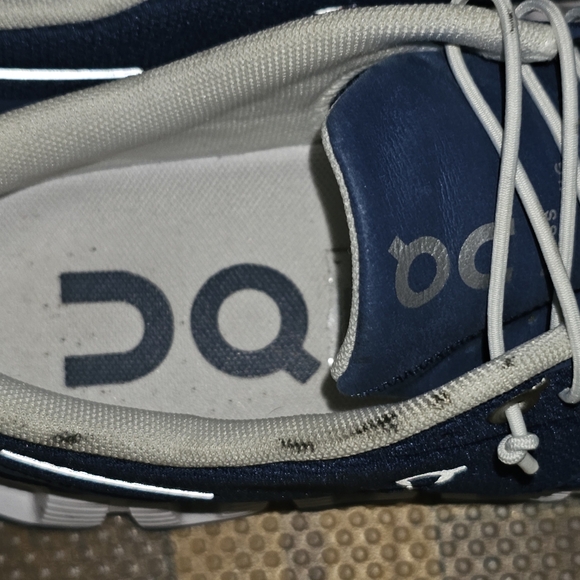 ON Women's Size 7 Blue White Style 19.4026 Sneaker Shoes - Picture 5 of 5
